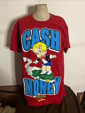 😀Richie Rich X Reason cash money Tshirt